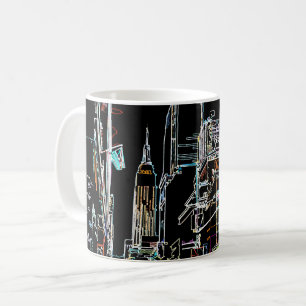 Kleurrijke skyline in Manhattan Koffiemok