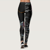 Kleurrijke skyline in Manhattan Leggings (Achterkant)