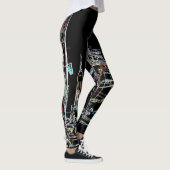Kleurrijke skyline in Manhattan Leggings (Rechts)