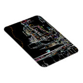 Kleurrijke skyline in Manhattan Magneet (Rechterzijde)