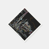 Kleurrijke skyline in Manhattan Servet (Hoek)