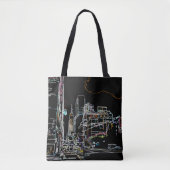 Kleurrijke skyline in Manhattan Tote Bag (Voorkant)