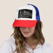 Kleurrijke skyline in Manhattan Trucker Pet (In situ)