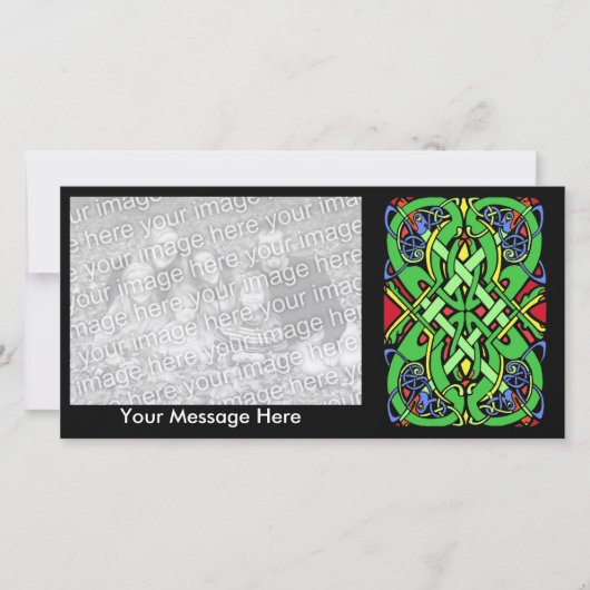 Kleurrijke Slang Keltische Knoop (Voorkant)