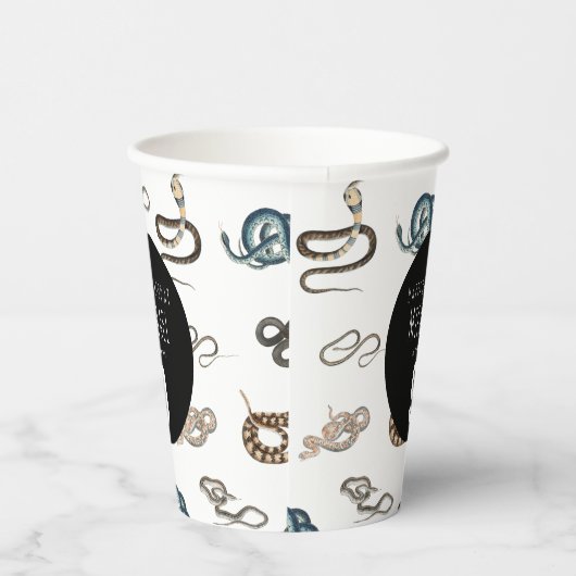 Kleurrijke slangen reptiel dier verjaardagsfeestje papieren bekers (Rechts)