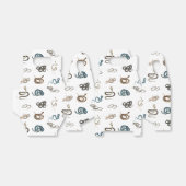 Kleurrijke slangen reptiel dierpatroon bedankdoosjes (Uitgevouwen)