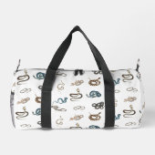 Kleurrijke slangen reptiel dierpatroon plunjezak (Achterkant)