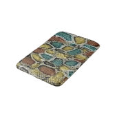 Kleurrijke slangenhuid: naadloos ontwerp. badmat (Gekanteld)