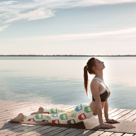 Kleurrijke slaperige uilen leggings