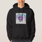 Kleurrijke sleuven hoodie (Voorkant)