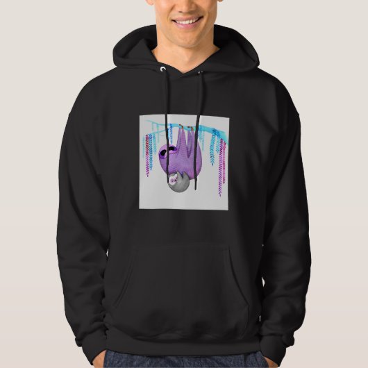 Kleurrijke sleuven hoodie (Voorkant)