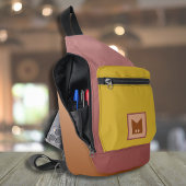 Kleurrijke sling cross body tas voor mannen vrouwe