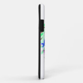 Kleurrijke slinger krans Kerstkaart Naam tekst Case-Mate iPhone Case (Achterkant/rechts)