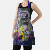 Kleurrijke slipjes in bloei in de tuin van het lan schort (Insitu)