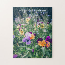 Kleurrijke slipjes in een zomerse landtuin legpuzzel
