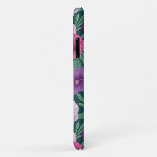 Kleurrijke slipjes op donkergroen blauw Case-Mate iPhone case (Achterkant/rechts)