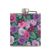 Kleurrijke slipjes op donkergroen blauw heupfles (Achterkant)