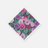 Kleurrijke slipjes op donkergroen blauw servet (Hoek)