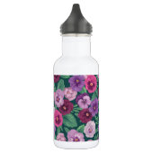 Kleurrijke slipjes op donkergroen blauw waterfles  (Links)