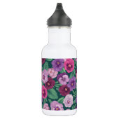 Kleurrijke slipjes op donkergroen blauw waterfles  (Rechts)