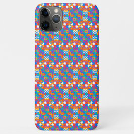 Kleurrijke smartphonehoes met abstract geometrisch Case-Mate iPhone case