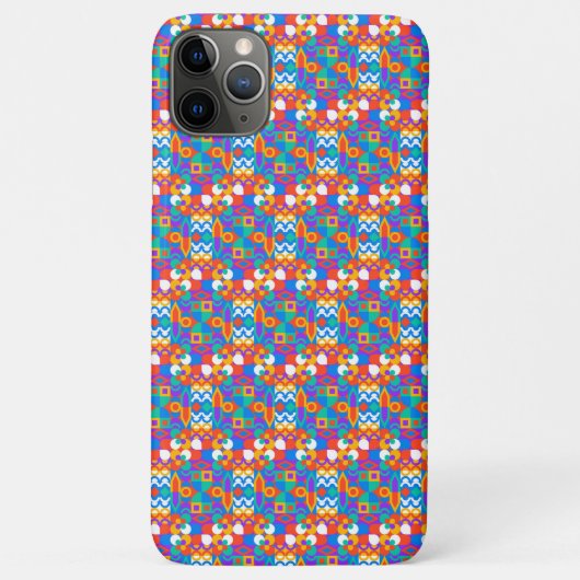 Kleurrijke smartphonehoes met abstract geometrisch Case-Mate iPhone case (Achterkant)