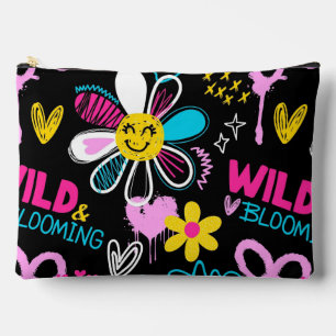 Kleurrijke Smiley Bloem Graffiti Patroon Baby Bijb Etui