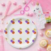 Kleurrijke Smiley Face Paper Bord – Fun Party Tabl (Feest)