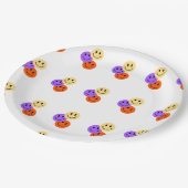 Kleurrijke Smiley Face Paper Bord – Fun Party Tabl (Gekanteld)