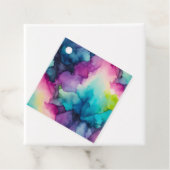 Kleurrijke Smoke Art Gift Labels (In situ)