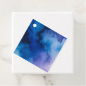 Kleurrijke Smoke Art Gift Labels (In situ)