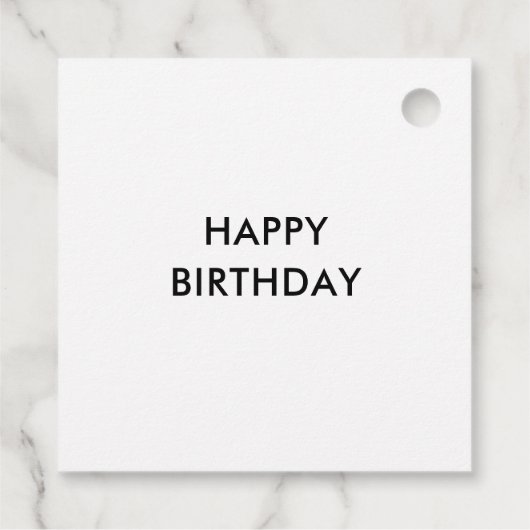 Kleurrijke Smoke Art Gift Labels (Achterkant)