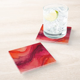 Kleurrijke Smoke Art Glass Onderzetter Glazen Onderzetter