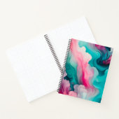 Kleurrijke Smoke Art Spiral Notitieboek (Binnen)