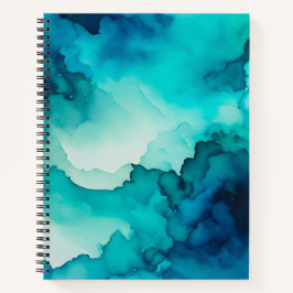 Kleurrijke Smoke Art Spiral Notitieboek