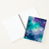 Kleurrijke Smoke Art Spiral Notitieboek (Binnen)