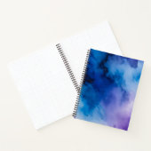 Kleurrijke Smoke Art Spiral Notitieboek (Binnen)