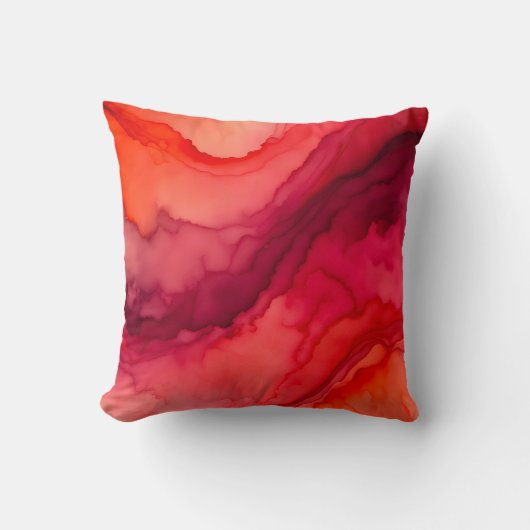 Kleurrijke Smoke Art Square Sierkussen (Voorkant)