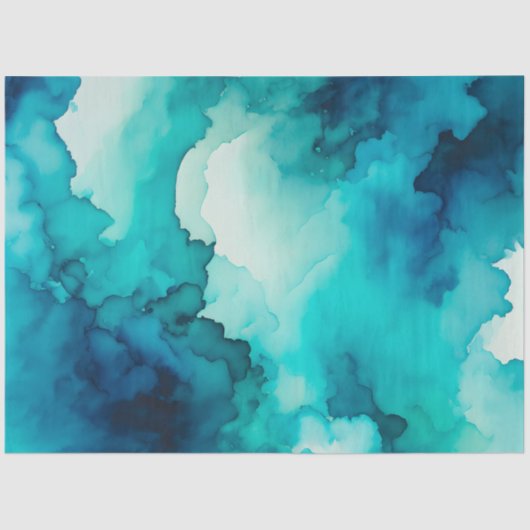 Kleurrijke Smoke Art Tissue Paper Tissuepapier (Voorkant)