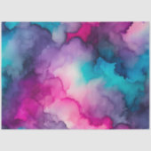 Kleurrijke Smoke Art Tissue Paper Tissuepapier (Voorkant)