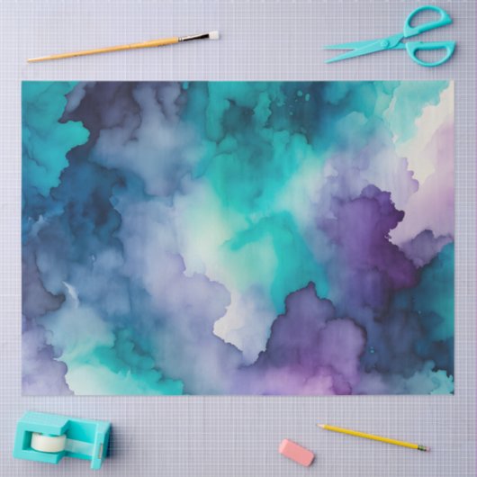 Kleurrijke Smoke Art Tissue Paper Tissuepapier (Craft)