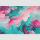 Kleurrijke Smoke Art Tissue Paper Tissuepapier (Voorkant)