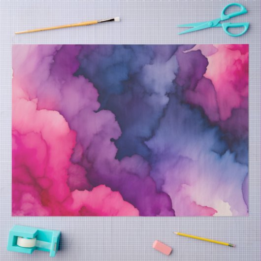 Kleurrijke Smoke Art Tissue Paper Tissuepapier (Craft)