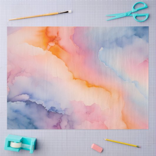 Kleurrijke Smoke Art Tissue Paper Tissuepapier (Craft)