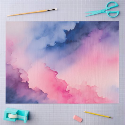 Kleurrijke Smoke Art Tissue Paper Tissuepapier (Craft)