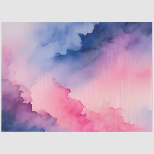 Kleurrijke Smoke Art Tissue Paper Tissuepapier (Voorkant)