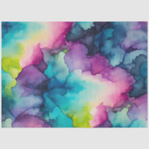 Kleurrijke Smoke Art Tissue Paper