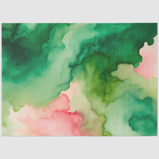 Kleurrijke Smoke Art Tissue Paper Tissuepapier (Voorkant)