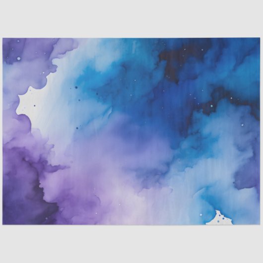 Kleurrijke Smoke Art Tissue Paper Tissuepapier (Voorkant)