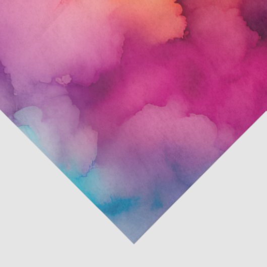 Kleurrijke Smoke Art Tissue Paper Tissuepapier (Detail)